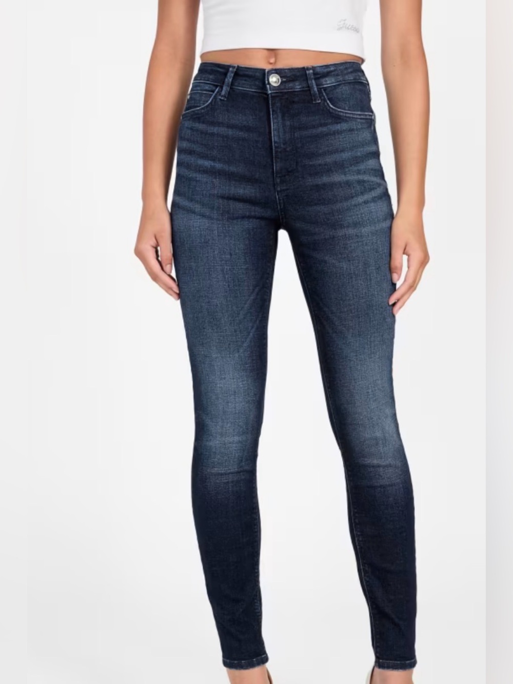 Denizen from Levi's Dark Indigo High-Rise Skinny Jeans